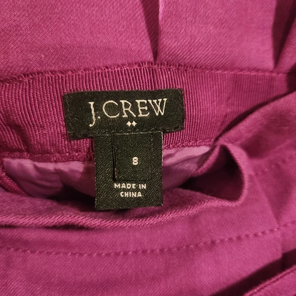 J. Crew Vibrant Purple Skirt